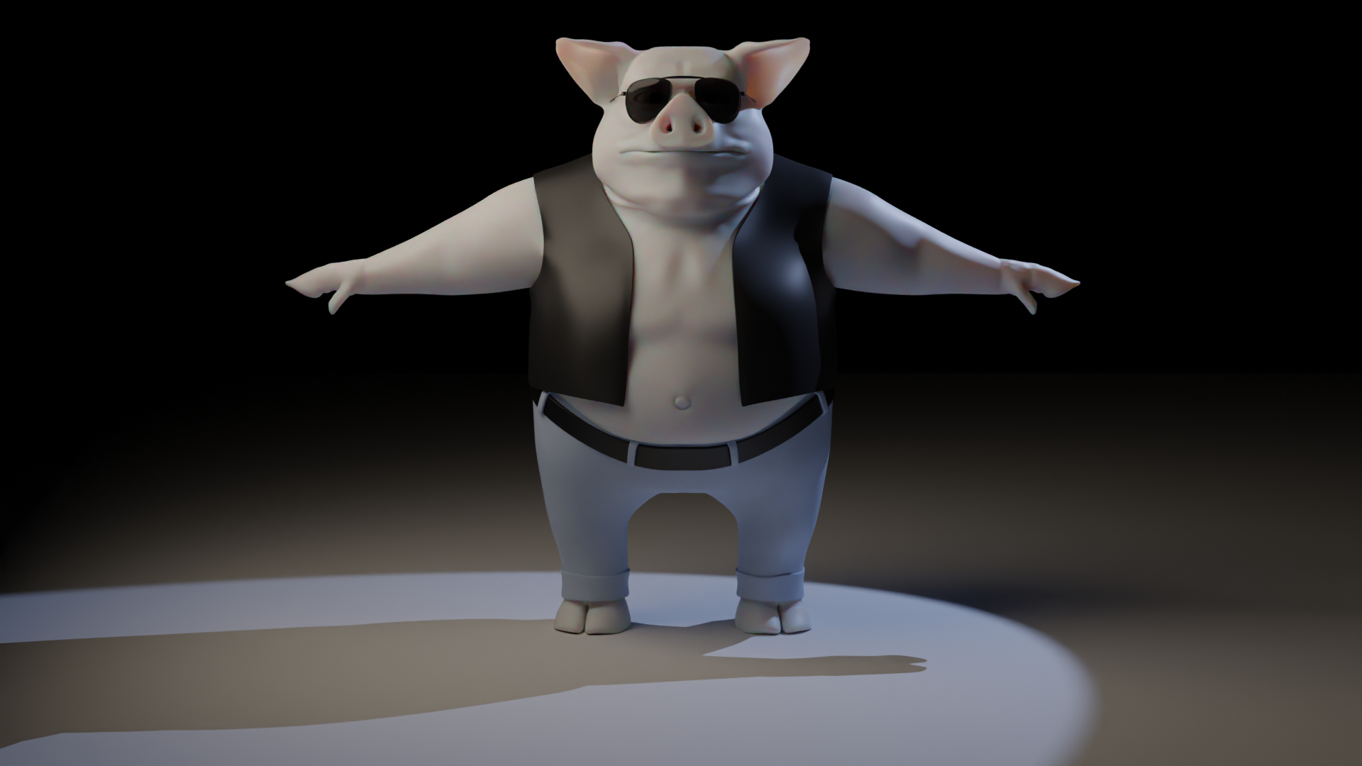 pig-3D-render